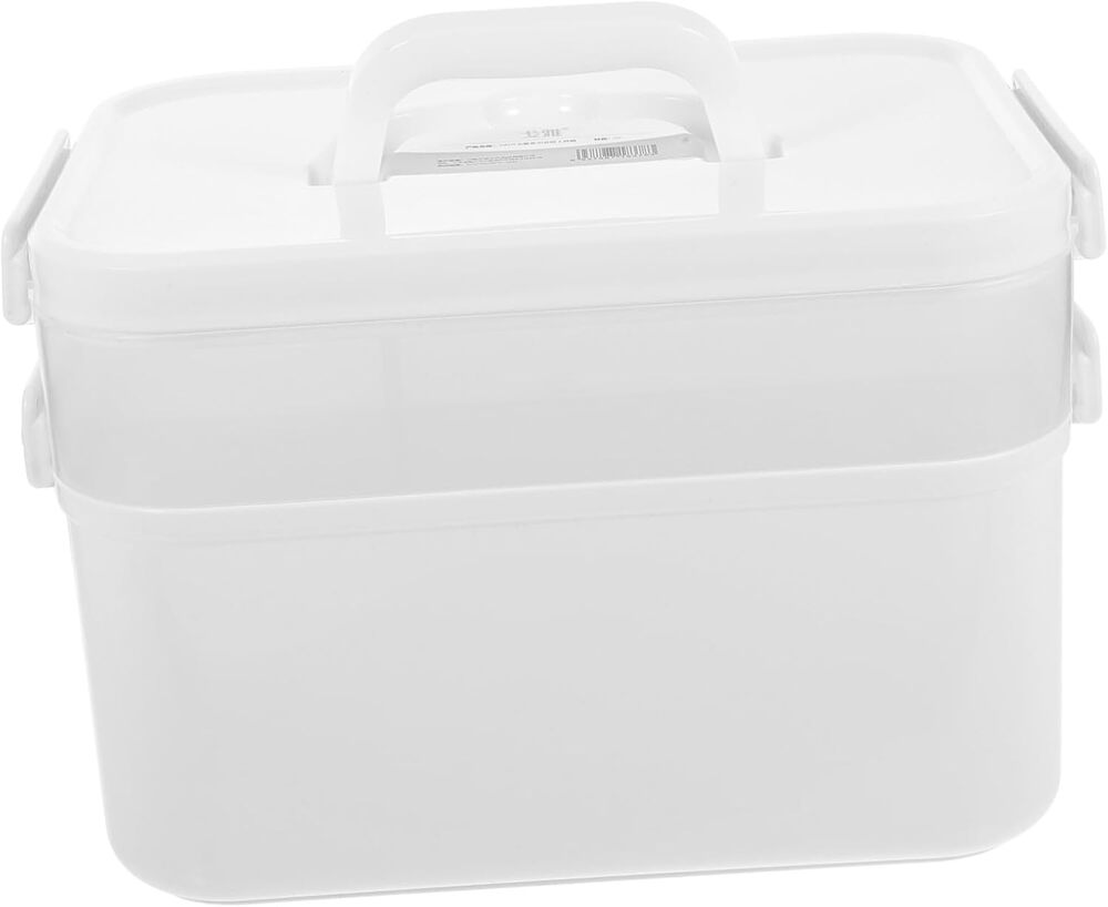 BRAND NEW ~ Large Capacity Manicure Tool Storage Box & Handle & Tray Organizer